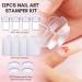 Makartt 12pcs Nail Stamper Kit with Silicone Heads and Scrapers - DIY Nail Art Tools - Buy Online on GoSupps.com