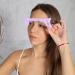 Eyebrow Stencils Eye Liner Guide for Eye Brows - Eyebrow Shaping Ruler Quick Eye Makeup Tool Reusable Eye Makeup Aid for Women Girls Purple - Buy Online on GoSupps.com
