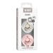BIBS Natural Rubber Baby Pacifiers | Set of 2 BPA-Free Soothers | Made in Denmark | Blossom/Haze | 6-18 Months - Buy Online on GoSupps.com