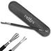 Cuticle Pusher And Cuticle Trimmer by Tweezy 2 in 1 Professional Cuticle Fork