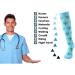 ZLYJ Compression Socks for Men & Women | Colorful Knee Support for Running Yoga & Fitness - XL A - Buy Online on GoSupps.com
