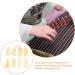 HAKIDZEL 8pcs Guzheng nails ukelele pick guzheng ox horn pick mandolin picks Guzheng Nail Covers Guzheng Finger Picks thumb picks Fingertip Covers guzheng picks Guitar Ukulele child horns 2.7X1.2X0.1CM Yellow - Buy Online on GoSupps.com