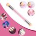 8-Piece Nail Brush Set Acrylic Double-End Brushes Nail Art Sponge & Dotting Tools for Perfect DIY Nail Designs - Buy Online on GoSupps.com