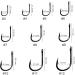 Reemoo 500PCS Premium Fishhooks Set - 10 Sizes Carbon Steel Fishing Hooks in Portable Box for Freshwater and Seawater - Strong, Sharp, and Barb Design - Buy Online on GoSupps.com