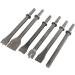 BTSHUB Pneumatic Chisel Set 9pcs Air Hammer Punch Chipping Bits Hammer Drill Tool for Tile Masonry Concrete Brick Stone Work - Buy Online on GoSupps.com
