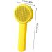 Buy Eactel Pet Care Tools - Ladybug Drafting Ridge for Cats & Dogs | Hand-held Undercoat Tool for All Fur Types - Yellow - Buy Online on GoSupps.com