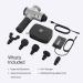Hypervolt Bluetooth Percussion Massage Gun | Quiet Glide Technology, 3 Speeds, 5 Heads | Relieve Sore Muscles & Stiffness | Carrying Case Included - Buy Online on GoSupps.com