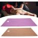Verdant Touch Spa Beautyblock - Waterproof Massage Bed with Facial Hole 200x115 cm Violet & Dark Coffee | Perfect for Spa & Home Use - Buy Online on GoSupps.com
