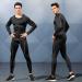3 Pack Men's Cool Dry Compression Long Sleeve Shirts - Black/White/Orange - Large | Sports Base Layer for Running, Workout, Gym - Buy Online on GoSupps.com