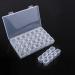 Buy Clear Plastic Tablet Box - 28 Slots Adjustable Medicine & Jewelry Organizer for International Shipping - Buy Online on GoSupps.com