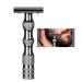 EVTSCAN Classic Men's Anti-Slip Dual Blade Manual Razor - Vintage Style Black Shaver for a Smooth Shave - Buy Online on GoSupps.com