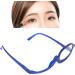 Buy Fashionable Magnifying Makeup Glasses - Blue Flip Down Lens (+4.00) for Perfect Eye Makeup | International Shipping Available - Buy Online on GoSupps.com
