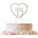 15 Cake Topper Number 15 Rhinestone Quinceanera Cake Topper Sweet 15 Cake Decoration for Birthday Anniversary Party Decoration Gold - Buy Online on GoSupps.com