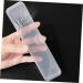 Exceart Transparent Toothbrush Case & Travel Holder | Clear Plastic Organizer for Toothbrushes & Toothpaste - Buy Online on GoSupps.com