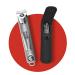 Portable Carbon Steel Nail Clippers - Plated Arc Misalignment Jaws Anti-Shift Design Multi-Scene Application Practical Tools