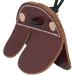 CyberDyer Cow Leather Archery Finger Tab for Recurve Bows - Brown | Hunting Finger Protector - Buy Online on GoSupps.com