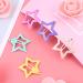 Lurrose 12Pcs Fashion Stars Hair Snap Clips - Cute Metal Barrettes for Girls and Women - Buy Online on GoSupps.com