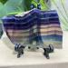 Natural Crystal Rough Natural Sphere Fluorite Natural Stone Crystal Slab Gem Minerals Green Purple Fengshui Souvenirs for Home Decoratiom Accessories 1pc 170-195g