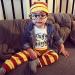 Baby Boys Girls Snuggle This Muggle Bodysuit & Striped Pants Outfit with Hat, 9-12 Months - Buy Online on GoSupps.com