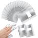 G2PLUS Gel Nail Remover Foils - 100PCS Nail Foil Removal Wraps - Nail Foils Wraps with Pad for Gel Nails Remover Silver