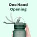 Hydracy 1L BPA-Free Water Bottle with Straw & Time Marking - Condensation-Free Sports & Outdoor Bottle - Shop Now! - Buy Online on GoSupps.com
