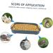 ROMISBABA 2pcs Box Rabbit Toilet Bunny Litter Toilet Guinea Pig Toilet Bunny Trainer Toilet Guinea Pig Cage Pp 27.00X18.80X4.00CM As Shown 1 - Buy Online on GoSupps.com