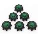28 Count 5MM Fast Lock Golf Spikes - Easy Install Replacement Cleats in Black/Green - Buy Online on GoSupps.com