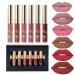 6pcs Matte Velvety Liquid Lipstick Matte Liquid Lipgloss Waterproof Lip Gloss 6 Pcs