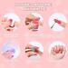 Quinnas Gel Nail Stickers with Uv Light Semi Cured Gel Nail Strips DIY Gel Nail Stickers Kit French Manicure Gel Polish Strips Long Lasting Works Any Nail Easy to Apply & Remov (D) - Buy Online on GoSupps.com