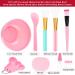 11 Pcs Face Mask Mixing Bowl Set - Anezus DIY Facial Mask Toolkit with Silicone Brush & Spatula - Buy Online on GoSupps.com