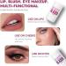Jelly Lip Tint Lip Stain Long Lasting Vegan and Cruelty Free Sheer Lip & Cheek Stain Waterproof Non-sticky Moisturizing Lip Makeup (101 TRAVEL SIZE) 101 30 g (Pack of 1) - Buy Online on GoSupps.com