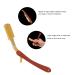 Premium Stainless Steel Manual Razor for Men - Portable Wooden Handle Beard Trimmer - Buy Online on GoSupps.com