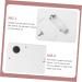 Yardwe 3pcs Pet Electronic Scale Electric Scale Pet Scale Nutritional Calculator Puppy Scale White Abs - Buy Online on GoSupps.com