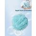 Exfoliating Mitt Body Scrub - 4 Pcs Exfoliating Gloves for Dead Skin | Back Scrubber Shower Exfoliator Gloves - Buy Online on GoSupps.com
