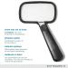 EasY Magnifier Large Magnifying Glass 2X with LED Light Light Up Hand Lens for Hobbies Lighted Loupe Glasses for Reading Books Low Vision Aid Gift Macular Degeneration - Buy Online on GoSupps.com
