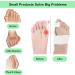 2 Pair Toe Bunion Straightener - Correct Bunions & Restore Toes, Day/Night Toe Separator - Buy Online on GoSupps.com