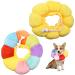 Nc cats sector soft dbaily 2pcs sore crane cats soft yellow yellow colorful protective collar dog for pets cats dog puppies kitten) m)