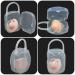 XPEX 6 PCs Transparent Pacifier Box - Durable Portable Dustproof Baby Storage Container - Buy Online on GoSupps.com