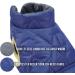 Docio XL Dog Winter Coat Cotton Padded Jacket with Crawl Bag for Small Dogs Dark Blue Vest (1 Pack) - Buy Online on GoSupps.com