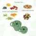 Vicloon Collapsible Silicone Baby Snack Cup - Non-Spill, Lid, Green - Toddler Food Container - Buy Online on GoSupps.com