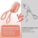 USB Rechargeable Heated Eyelash Curler with Applicator Tool - 3 Heating Modes for Natural and Long Lasting Curl - Orange - Buy Online on GoSupps.com