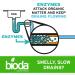 Bioda Professional Strength Enzyme Drain Cleaner | Septic Safe Odor Eliminator | Effective Drain Smell Remover - Shop Internationally - Buy Online on GoSupps.com