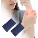 Harayaa Compression Wrist Sleeves Elastic 3D Woven Wristwear for Sports Tennis and Training | Dark Blue - Buy Online on GoSupps.com