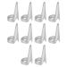 Hair Separation Selection Tool Set - 10 Alloy Partition Rings for Braiding Highlighting Weaving & Coloring | Home Salon Essentials - Buy Online on GoSupps.com