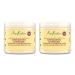 SheaMoisture Strengthen & Restore Leave-In Conditioner for Curly Chemically Treated or Heat Styled Hair Jamaican Black Castor Oil Hair Softener 2x 431ml