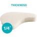 Steins Foam Corn Pads Toe Separators - Large 1/4 Inch Latex - 9 Count Tan - Buy Online on GoSupps.com