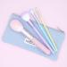 MODA Royal & Langnickel 5pc Posh Pastel Face Makeup Brush Kit - Complete Set with Pouch Blush Highlighter Shader & Lip Brushes - Multi-Color for Flawless Looks - Buy Online on GoSupps.com