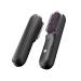 Hair Straightener Brush Hair Straightening Comb for All Hair Types with Nano Heating Teeth Double Anion Technology Hair Pro Heated Brush Mini Ionic Hot Comb Straightener (Black) (2-PC)