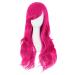 MapofBeauty 28" 70cm Long Curly Hair Ends Costume Cosplay Wig (Peachblow)