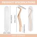 Lash Tweezers Eyelash Applicator Stainless Steel Upgraded 2 in 1 Lash Extension Tweezers with Comb Eyelash Applicator for Precise Lash Application Removing Eyebrows (Rose Gold) - Buy Online on GoSupps.com